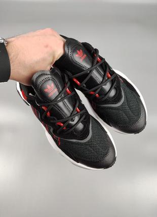 Кросівки adidas ozweego black&red5 фото