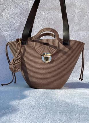 Сумка из хлопкового шнура