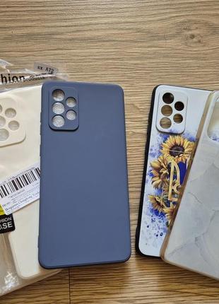 Силіконові чохли на телефон samsung a72, 5шт