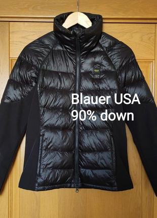 Жіночий комбінований пуховик blauer usa 90% down