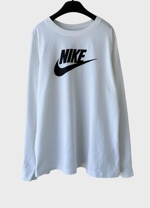 Хлопковый лонгслив nike4 фото
