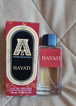 Туалетная вода Attar collection hayati 100 - 100 мл (унисекс) (new)