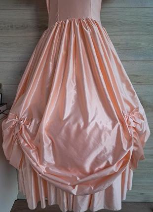 Винтажное свадебное королевское пышное платье принцессы королевы pronuptia франция5 фото