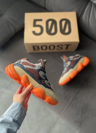 Кроссовки adidas yeezy boost 500 enflame женские / мужские3 фото