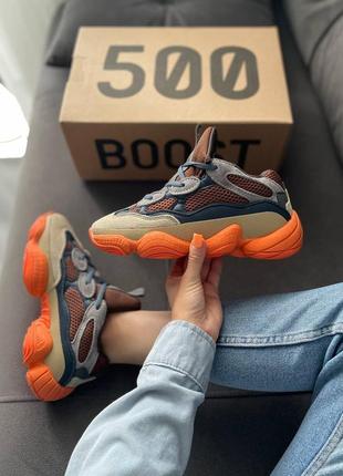 Кроссовки adidas yeezy boost 500 enflame женские / мужские4 фото