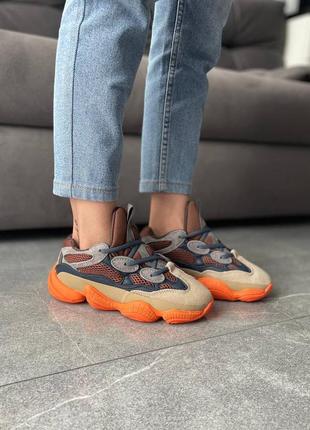 Кроссовки adidas yeezy boost 500 enflame женские / мужские7 фото