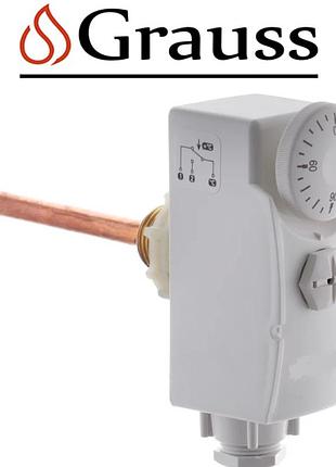 Термостат kr.1350 механический погружной 0 +90*c, grauss