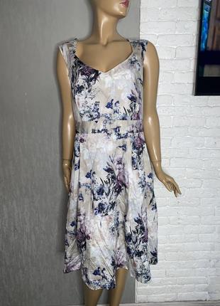 Сукня у квітковий плаття  laura ashley, xxxl 54р