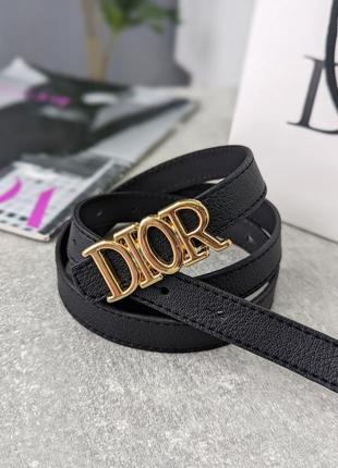 Ремінь жіночий dior вузький  🖤3 фото