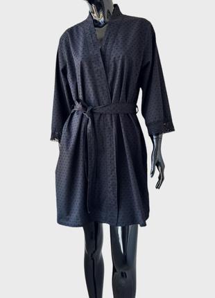 Хлопковый халат на запах marks&spencer 100% хлопок