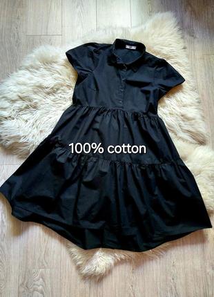 🌹🖤🌹 шикарное трендовое ярусное черное платье