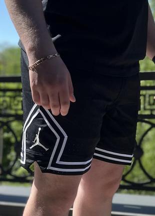 Шорти jordan dri-fit diamond shorts (dx1487-010) оригінал!1 фото