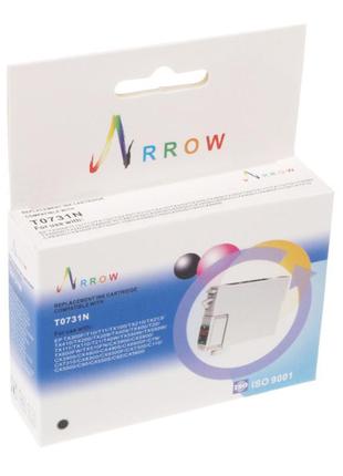 Картридж arrow для epson stylus c79/tx200/tx400 аналог c13t07314a/c13t10514a10 black (t0731n)
