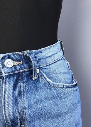 Женские шорты джинсовые короткие винтаж ретро летние женская женский синие голубые высокая посадка2 фото