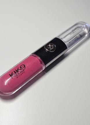Kiko milano unlimited double touch стойкая жидкая помада