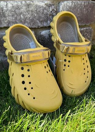 Echo clog desert кроксы сабо crocs echo clog лидер продаж crocs crocs