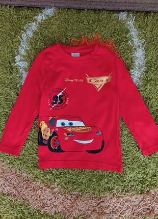 Лонгслив disney cars зр.104см