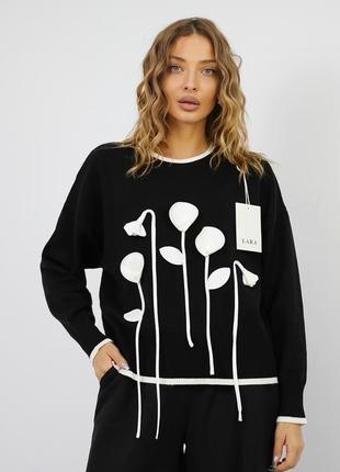 Шикарный стильный свитер, натуральный, италия, s/m, l/xl