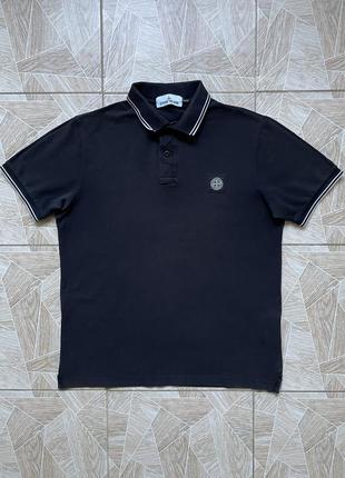 Slim fit stone island polo hotsell