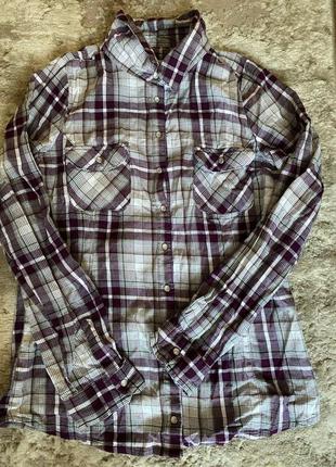 Сорочка жіноча в клітинку