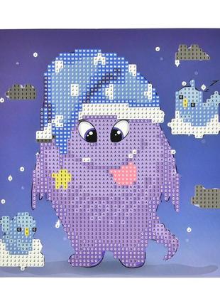 Алмазна мозаїка для дітей 7 років привид strateg 18х18 см