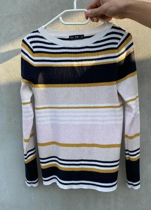 Лонгслів у рубчик