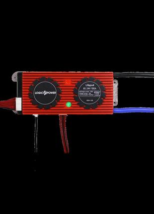 Smart bms плата lp lifepo4 24v 8s dis 100a ch 50a uart+rs485+can