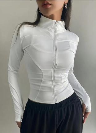 Шикозна жіноча куртка з блискавкою, xl 52/54