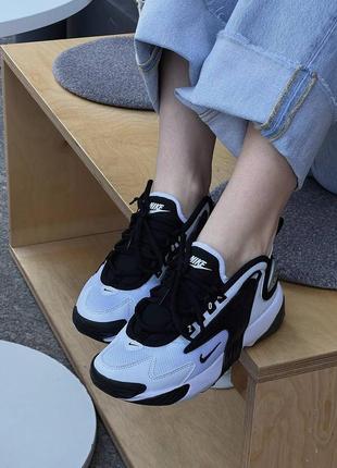 Кросівки nike zoom 2k black white9 фото