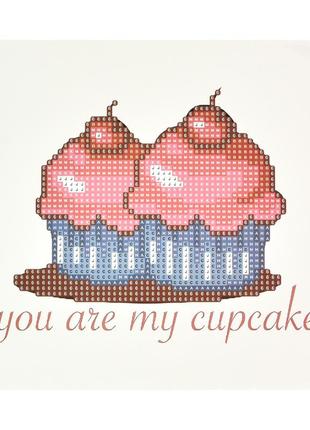 Діамантова мозаїка для дітей 7 років ти – мій кексик strateg 18х18 см