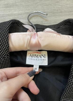 Пиджак жакет люксового бренда 44 р женский armani шерсть винтаж
