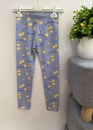 Хлопковые лосинки на девочку 6-7 лет