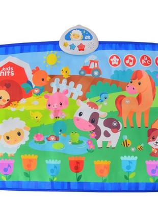 Детский музыкальный коврик "ферма" kh04-002 звуки и названия животных