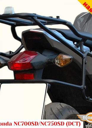 Honda nc700sd / nc750sd (dct) цельносварная багажная система для кофров givi / kappa monokey system