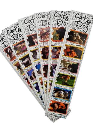 Набор закладок для книг зк-01, 6 шт cat&dog