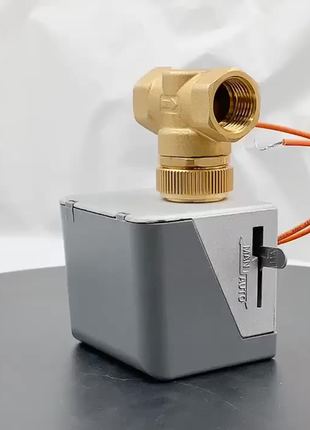 Латунный двухпортовый клапан dfq-ja1 motor valve с приводом,  регулирующий клапан1 фото