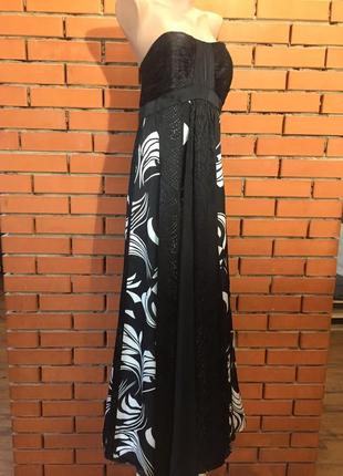 Сарафан із шовком в підлогу monsoon 50 р.