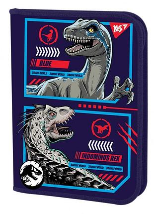 Папка для зошитів yes пластикова на блискавці в5 jurassic world