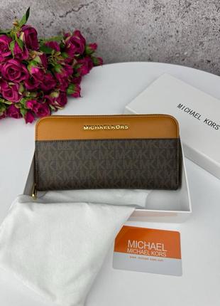 Шкіряний жіночий гаманець майкл корс michael kors