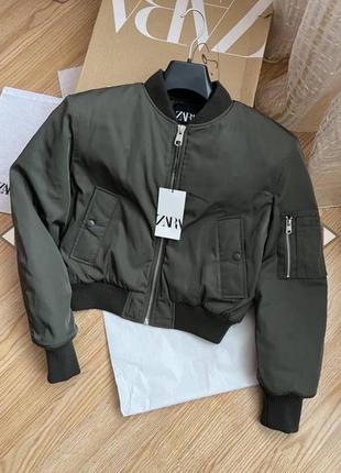 Бомбер zara