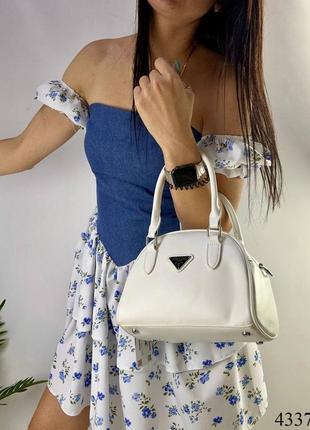 Сумка біла жіноча 5