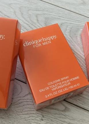 Чоловіча туалетна вода clinique happy for men 100мл, нова