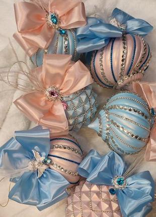 Елочные игрушки ручной работы