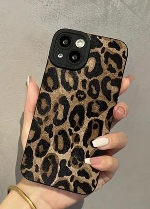 Чохол леопард на 13 айфон