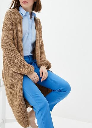 Довгий в'язаний кардиган 42-48р.🐓🐥🕷️