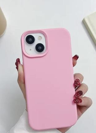 Чехол на 15 айфон розовый