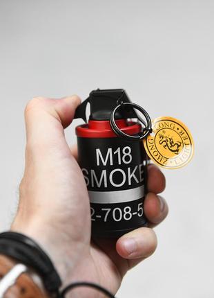 Газова запальничка м18 smoke black