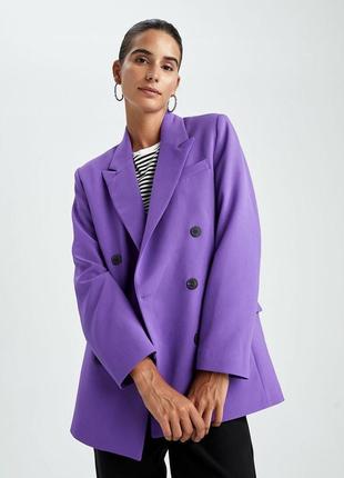 Фіолетовий піджак primark. жакет. блейзер
