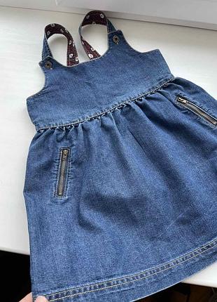 Красивый джинсовый сарафан