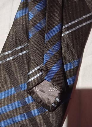 Burberry  шовкова краватка.3 фото